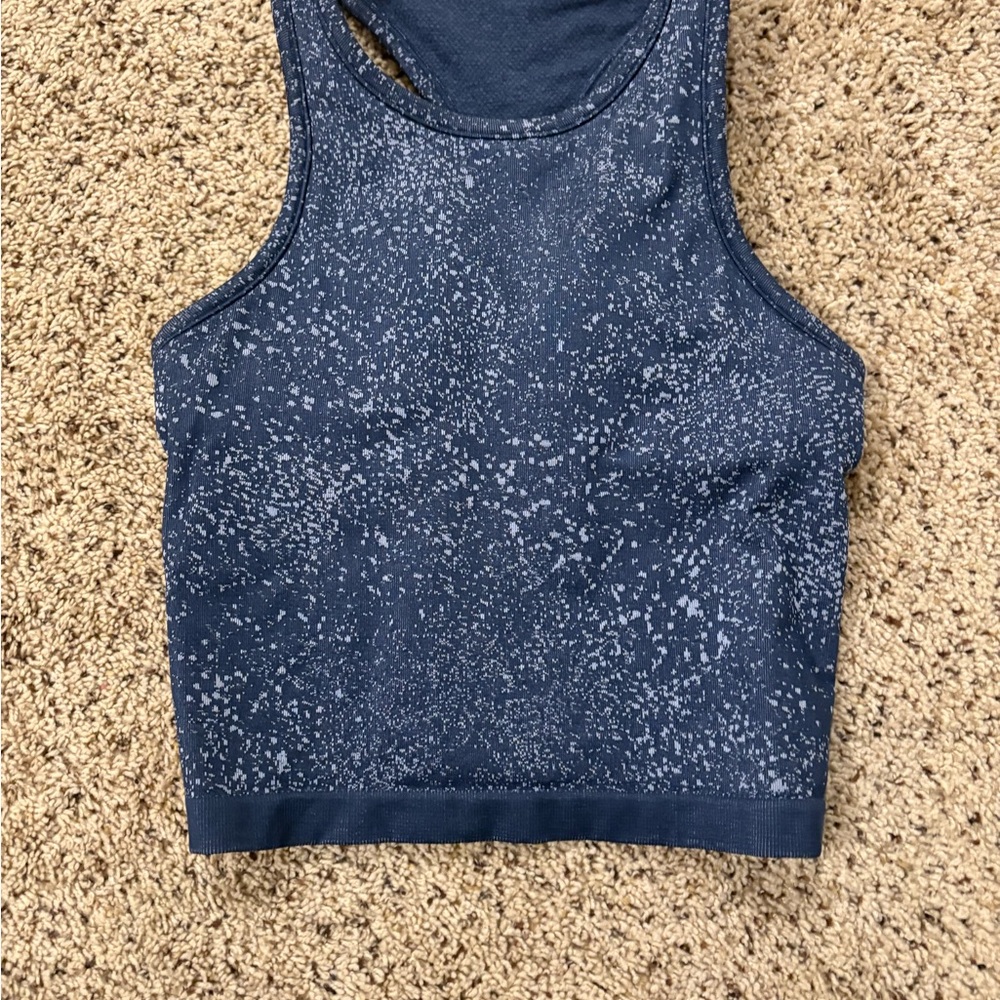 Lululemom Ebb to Street cropped racer back tank top
